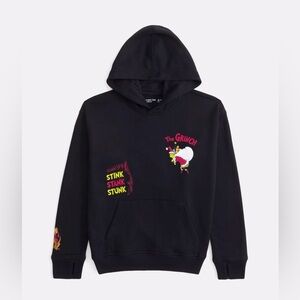 NWT Abercrombie Kids grinch graphic hoodie